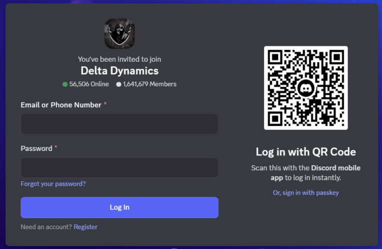 Delta Dynamics Discord server